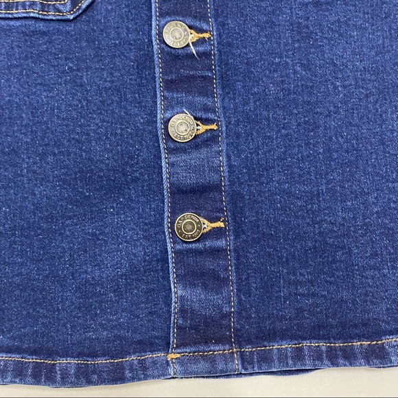 GAP Denim Button Down Mini Skirt size 0/25 - Picture 3 of 9